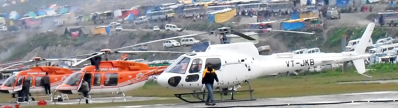 Helicopters at Amarnath